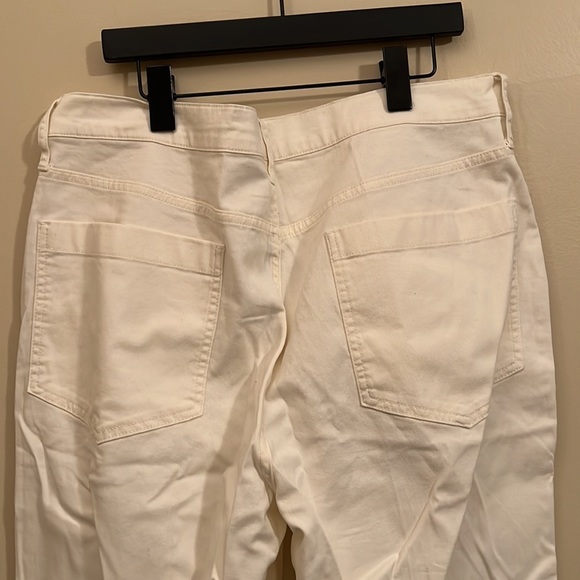 NWT J.Crew Full Length Wide Leg Chino Trouser in Natural - Picture 6 of 7